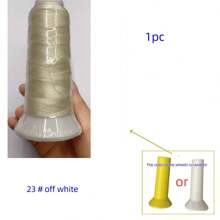 1 卷约 600m/400m/250m/200m 柔软涤纶线、珠宝线、缝纫线、高强度线、锥线、珍珠线、210d-840d 3 股绳，用于手工编织手链、编织绳