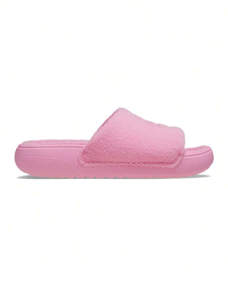 CROCS Classic Towel - Women's Casual Comfortable Versatile Slippers - Pink - View 1