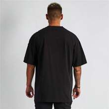 Men's Oversized Coconut Tree T-Shirt 100% Cotton From S To Plus Size G3 - Cream - View 2