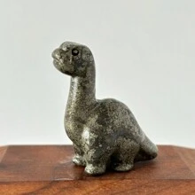 1pc 4cm Natural Crystal Stone Dinosaur Carving Decor, Crystal Dinosaur Home Decoration. Crystal Gift
