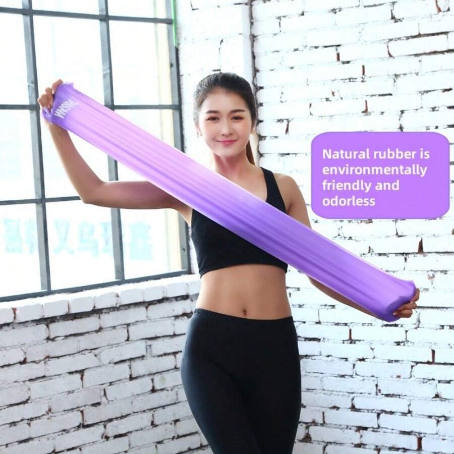 2/1pc/Set Yoga Resistance Bands, Elastic Bands For Fitness, TPE Training Stretch Bands, Pilates Latex Pull Rope - Multicolor - View 1