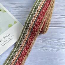 10Yard/2Yard 5cm Lace Ribbon With Tassels, Vintage Jacquard Ribbon, Apparel Sewing, Polyester Trim Woven Lace Trim For Clothes DIY, Clothing Sewing, Bag, Needlework, DIY Craft Accessories, Home Decor, Wedding Decor, Homecrafts Material, Sewing Lace, Sewing Supplies, Craft Supplies, Stitch Supplies, Mother's Day Gifts, Birthday Decorations