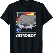 Ripple Junction X Astro Bot Dreams Of PlayStation Gaming T-Shirt - Black - View 1