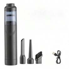Aspirateur de voiture à grande aspiration sans fil, aspirateur à main portable pour voiture et maison, double fonction d'aspiration et de soufflage, super aspiration, longue durée de vie, aspirateur sans balai 3000 mAh