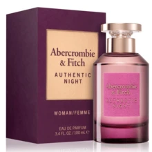 Abercrombie & Fitch Authentic Night Woman EDP 100ml Fragrance - 花卉印花 - 查看 1