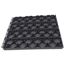 YUNRUX 22 PCS Interlocking Flooring Deck Tiles Garden Decking Déco 30x30cm Plastic Composite Panels For Patio Decks - Xám - Xem 9