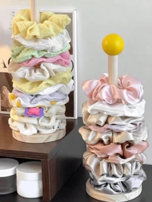 1 件/2 件木制发饰展示架收纳架，适用于发夹、卷发器、发夹、发爪 - 彩色 - 查看 4