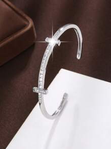 1 件女士小锆石手链，简约独特的日常佩戴珠宝 - S61854 - 查看 15