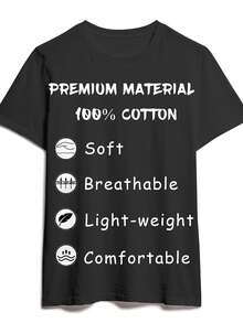 Uncle's Wisdom" 100% Cotton T-Shirt - Unique Graphic Design, Perfect Gift For Men & Women, Casual Fit, Machine Washable - Black, Sizes S To XXXL - 黑色 - 查看 4