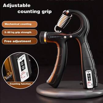 A-Shaped Hand Grip Strengthener, Professional Male Finger Trainer With Counter And Adjustable Arm Strength Grip Rod Gym Accessories, Deporte, Gimnasio, Ejercicio En Casa