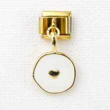 1 Pc Fashionable And Unique Flower Round Owl Bow Custom Gold Module Pendant Bracelet Module - Gold - View 14