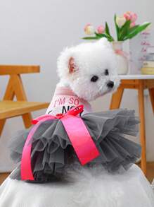 1 pieza Ropa para mascotas para perros y gatos pequeños, conjunto de ropa para mascota lindo y con estilo para cachorros, atuendo de moda cómodo y cálido para otoño/invierno