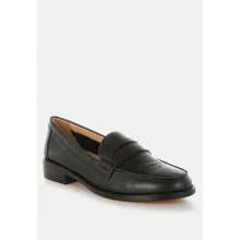 Clotilda Perforated Low Heel Loafers