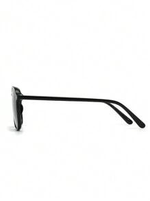 1pc Men's Geometric Pattern Decor Casual Beach Fashion Glasses, All-Season Fashion