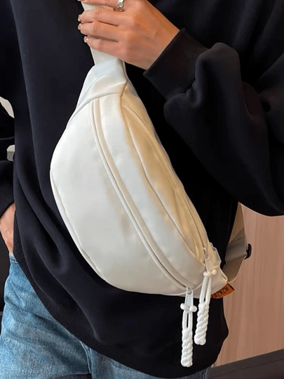 Bolsa de Peito Tiracolo Pochete Impermeável Bolsa Transversal Masculina Feminina