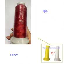 1 卷约 600m/400m/250m/200m 柔软涤纶线、珠宝线、缝纫线、高强度线、锥线、珍珠线、210d-840d 3 股绳，用于手工编织手链、编织绳