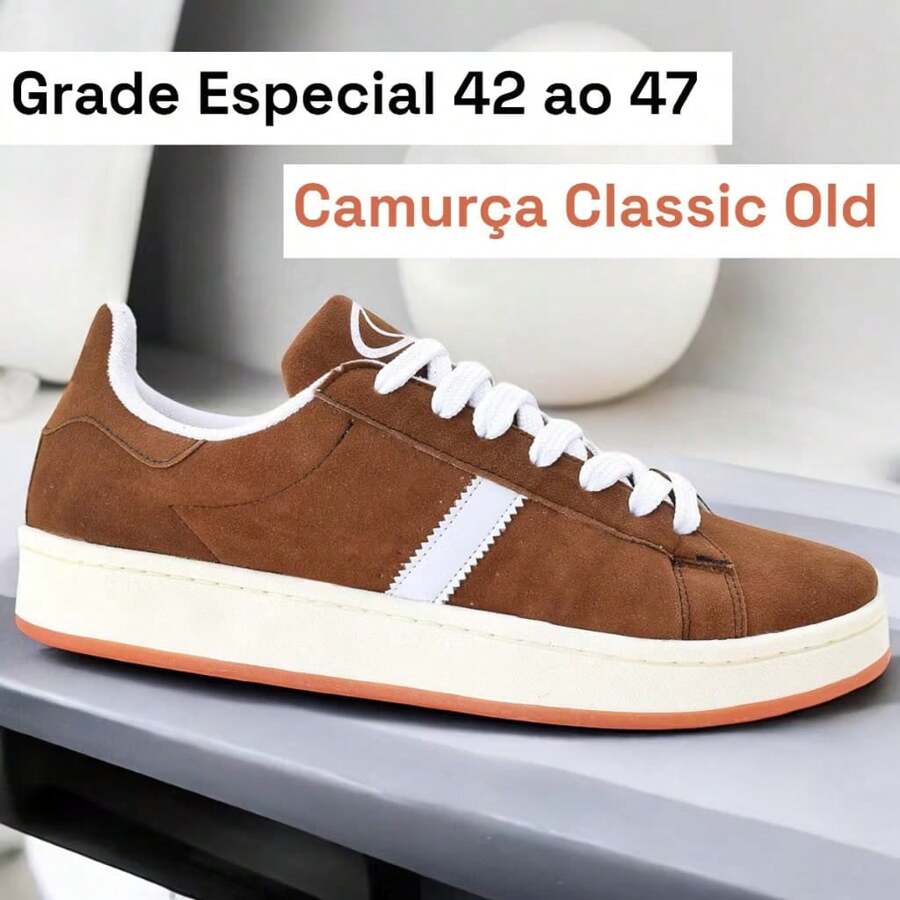 Special Size Men's Casual Sports Sneakers 44/45/46/47/48 - Lạc đà - Xem 1