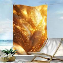 1 件超大孔雀羽毛印花超细纤维沙滩巾 - 快干、不粘、超柔软、亲肤、便携，适合趣味旅行、瑜伽、野餐和泳池派对母亲节鲜花、给妈妈的个性化礼物、最后一分钟的礼物、母亲节创意、母亲节礼物、给妈妈的手工卡片、50 美元以下最佳母亲节礼物夏季、节日 - 彩色 - 查看 4