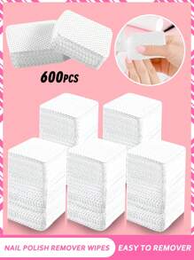 Nail Remover Pads,20-1200 PCS Lint-Free Nail Polish Remover Wipes - Non-Woven Soft Pads For Gel Polish, Eyelash Extensions & Nail Art | Professional Salon-Grade Wiping Pads, Gentle Makeup Remover For Manicure, Pedicure & Lash Glue,Nail Supplies,Nail Art Tools