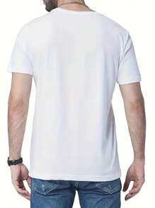 But I Know A Guy Print - Men's Round Neck Fashion Casual Cotton-Shirt - Breathable Summer, Spring, And Autumn - Perfect Casual Daily Wear Cotton Men Kpop Labor Day Men Clothing Manfinity Romwe Shirts Men Shirts Graphic Tees Camisas Para Hombre Graphic Tees Graphic Te