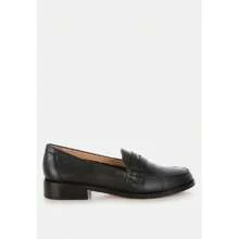 Clotilda Perforated Low Heel Loafers