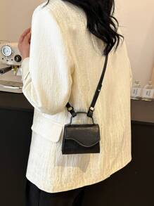 小图案设计手提包化妆包 - 黑色 - 查看 11