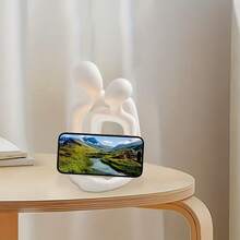 Romantic Couple Statue - Modern Resin Art Decor For Home And Office, Suitable For Living Room, Bedroom And Desk - Ideal Anniversary Or Valentine's Day Gift, Home Decor Sculpture, Completes Room Decoration