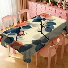 1 Pc Polyester Printed Rectangle Tablecloth, Waterproof, Washable And Reusable Tablecloth Suitable For Outdoor Tables, Picnics, Camping, Dining Tables, Coffee Tables, Desks And Vanities - Ideal Choice For Parties And Holidays - Multicolor - View 35