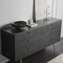 Black Wood Grain Vinyl Contact Paper Self-Adhesive Removable Wallpaper-Waterproof, Mildew-Proof, Suitable For Countertops, Cabinets, Drawers, Table Covers–Easy To DIY Stickers