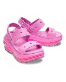 Crocs Classic Mega Crush - Pink Sandals - Purple - View 2