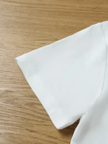 220g Heavyweight Pure Cotton T - Shirt, Futuristic Astronaut Print