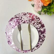 24 pezzi Set di Tovagliette 2 colori, Tovagliette monouso colorate per tavoli, Tovagliette da tavola colorate e lucide, Tovagliette decorative per la casa, Tovagliette per atmosfera da festa, Adatto per feste di compleanno, matrimoni, raduni familiari, migliora l'atmosfera della festa, crea un ambiente di cena romantico - Multicolore - Visualizzare 4