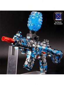 DECORAÇAO CARNAVAL AK47 M416 Blaster de Gel Elétrico - Superfície Metálica, Blaster de Disparo Automático de Munição, Adequado para Atividades ao Ar Livre e Jogos de Time de Tiro, Longo Alcance de Tiro, Brinquedo de Jogo ao Ar Livre, Acompanha Óculos de Proteção (Não Inclui Bolinhas de Gel)