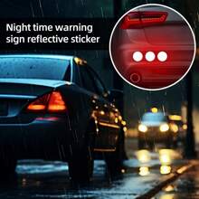 High-Visibility Reflective Car Stickers, Driving Safety Essential For Nighttime, Enhances Visibility And Collision Protection