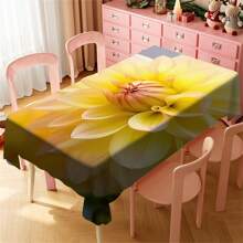 1 Pc Polyester Printed Rectangle Tablecloth, Waterproof, Washable And Reusable Tablecloth Suitable For Outdoor Tables, Picnics, Camping, Dining Tables, Coffee Tables, Desks And Vanities - Ideal Choice For Parties And Holidays - Multicolor - View 85