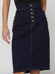 Pantaloni cargo cu mai multe buzunare pentru exterior pentru femei, pantaloni casual slim cu talie elastică - Albastru-13 - Vizualizare 1