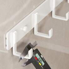 1pc Multi-Functional Wall-Mounted Hanger, Wall-Mounted Coat Hook, Wall-Mounted Clothes Hanger, Hook Without Holes, Wall-Mounted Belt And Clothes Hanger, Suitable For Hanging Coats, Hats, Jackets, Clothes And Bathroom Supplies,His Comments, Hanging His Bag, Hangers, Interests, Relationships, Wall Shelves, Wall Hangers, Adhesives, Door Hooks, Wall Stickers, Comments