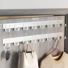 1pc Multi-Functional Wall-Mounted Hanger, Wall-Mounted Coat Hook, Wall-Mounted Clothes Hanger, Hook Without Holes, Wall-Mounted Belt And Clothes Hanger, Suitable For Hanging Coats, Hats, Jackets, Clothes And Bathroom Supplies,His Comments, Hanging His Bag, Hangers, Interests, Relationships, Wall Shelves, Wall Hangers, Adhesives, Door Hooks, Wall Stickers, Comments