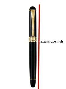 [Customized] Laser Engraved Pen Holder, 1pc Elegant Customized Fountain Pen With 0.5mm Fine Nib, High-Quality Electroplated Craftsmanship, Smooth Writing Experience, Refillable Ink Cartridge, Includes 30pcs 2.6mm Ink Cartridges, Great Daily Writing/Calligraphy Gift For Coworkers, Family, Back To School, Valentine's Day, Christmas, Father's Day, Teacher's Day, Thanksgiving, Christmas, Mother's Day, Birthday, Personalized Gifts - Multicolor - View 10