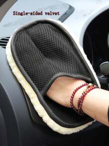 1入組便攜洗車手套,車清潔 - 彩色 - 查看 2