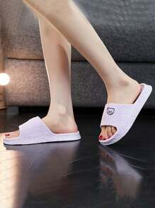 Summer Anti-Skid Indoor Shower Slippers For Couples EVA House Slippers For Women Unisex Couple Flip Flops Indoor Men Women Slip Resistant - 紫色(女款) - 查看 6