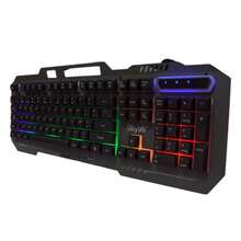 BUYTITI Teclado Alámbrico Gamer Led - Negro - Ver 4