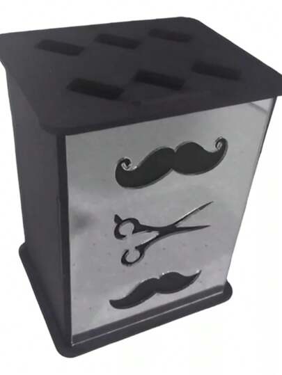 Suporte Para Tesouras Profissional Barbearia Mdf 6 Tesouras