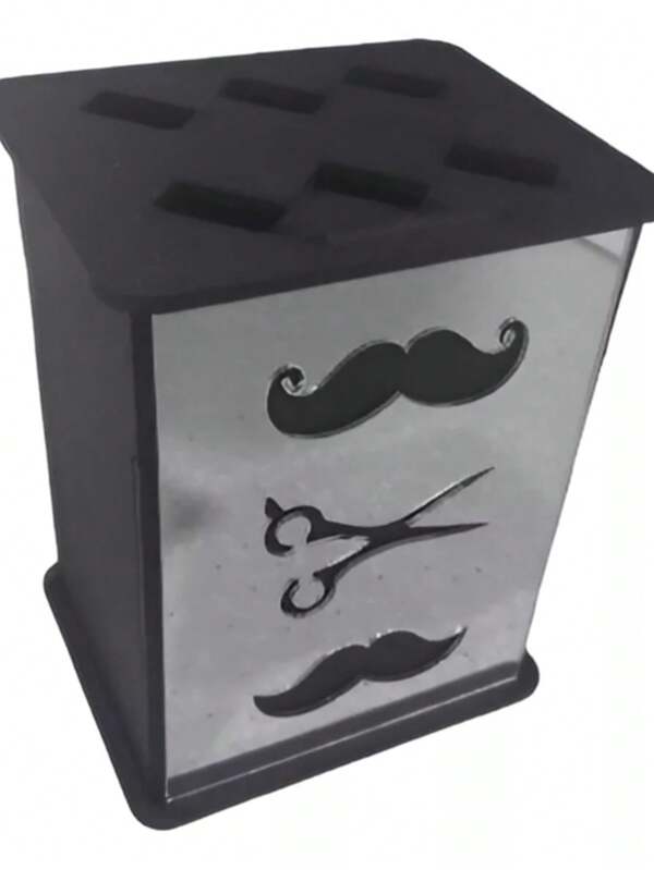 Suporte Para Tesouras Profissional Barbearia Mdf 6 Tesouras