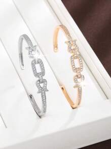 1 件女士小锆石手链，简约独特的日常佩戴珠宝 - S61854 - 查看 7