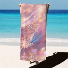 1 件超大孔雀羽毛印花超细纤维沙滩巾 - 快干、不粘、超柔软、亲肤、便携，适合趣味旅行、瑜伽、野餐和泳池派对母亲节鲜花、给妈妈的个性化礼物、最后一分钟的礼物、母亲节创意、母亲节礼物、给妈妈的手工卡片、50 美元以下最佳母亲节礼物夏季、节日 - 彩色 - 查看 19