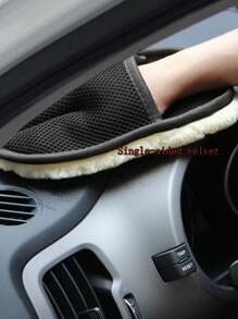 1入組便攜洗車手套,車清潔 - 彩色 - 查看 3