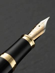 [Customized] Laser Engraved Pen Holder, 1pc Elegant Customized Fountain Pen With 0.5mm Fine Nib, High-Quality Electroplated Craftsmanship, Smooth Writing Experience, Refillable Ink Cartridge, Includes 30pcs 2.6mm Ink Cartridges, Great Daily Writing/Calligraphy Gift For Coworkers, Family, Back To School, Valentine's Day, Christmas, Father's Day, Teacher's Day, Thanksgiving, Christmas, Mother's Day, Birthday, Personalized Gifts - Multicolor - View 12