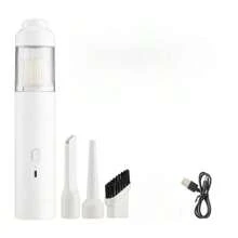 Aspirateur de voiture à grande aspiration sans fil, aspirateur à main portable pour voiture et maison, double fonction d'aspiration et de soufflage, super aspiration, longue durée de vie, aspirateur sans balai 3000 mAh