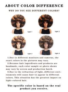 Perruque bouclée et volumineuse de style rétro des années 70, en matériau synthétique court, douce et naturelle. Convient pour les femmes, Halloween, fêtes quotidiennes, cosplay et autres occasions. - Marron - Voir 6